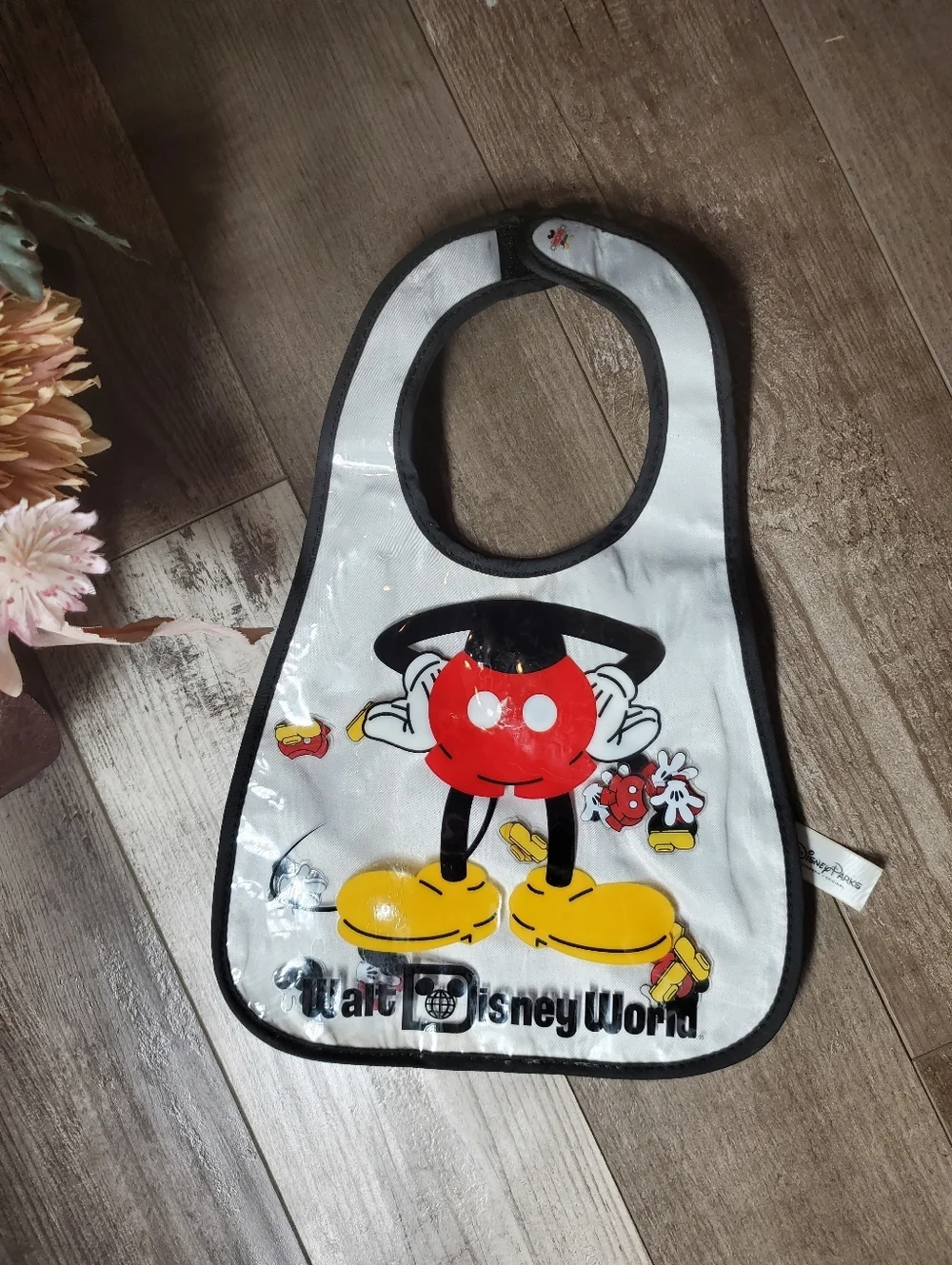 Disney Parks Walt Disney World Mickey Mouse Confetti Baby Bib